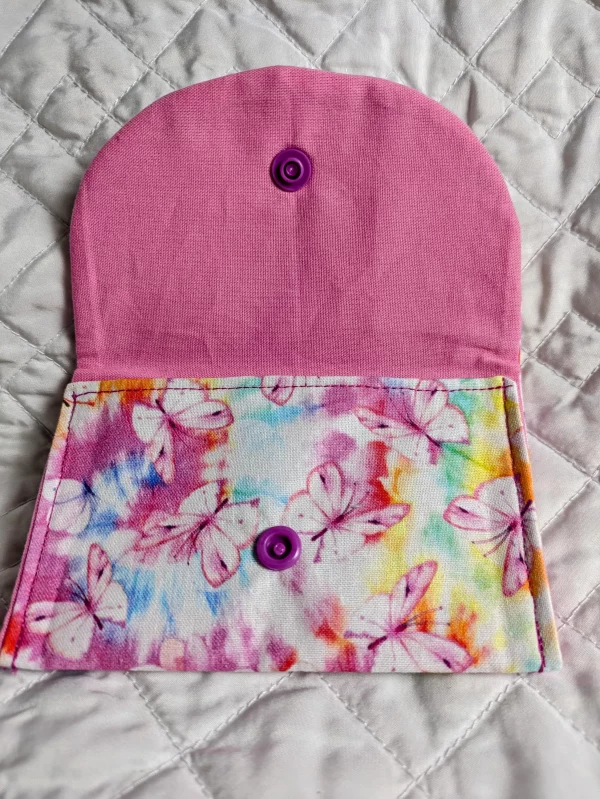 Heavenly Butterflies Triple Pocket Wallet