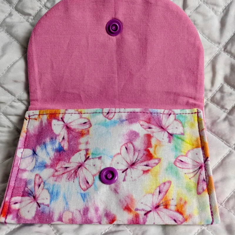 Heavenly Butterflies Triple Pocket Wallet