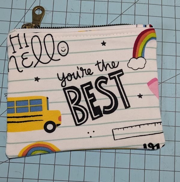 Back to School Quilted Pencil Case/Glasses Handmade - Image 9