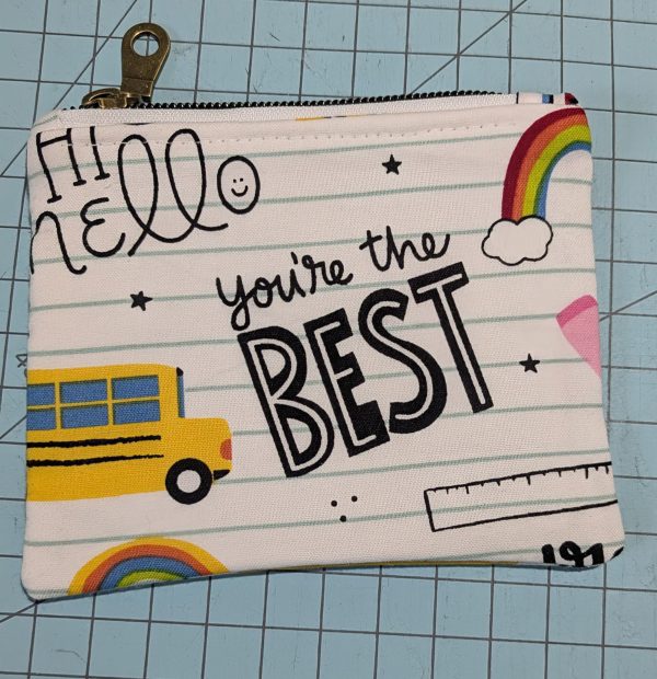 Back to School Quilted Pencil Case/Glasses Handmade - Image 6