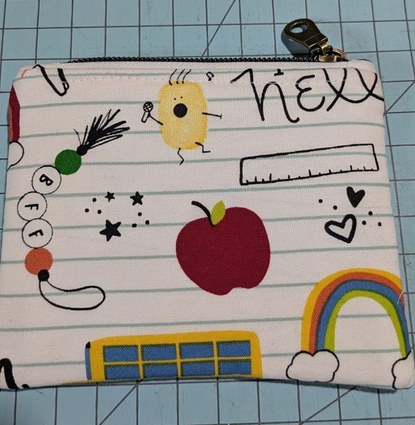 Back to School Quilted Pencil Case/Glasses Handmade - Image 4