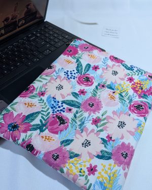 Handmade Quilted Laptop & Tablet Sleeve – 4 Sizes – Soft Cotton Padded Case