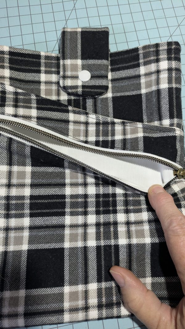 Book Sleeve Greatest of All Times! zipper pocket, snap closure, open pocket with fast access - Image 5