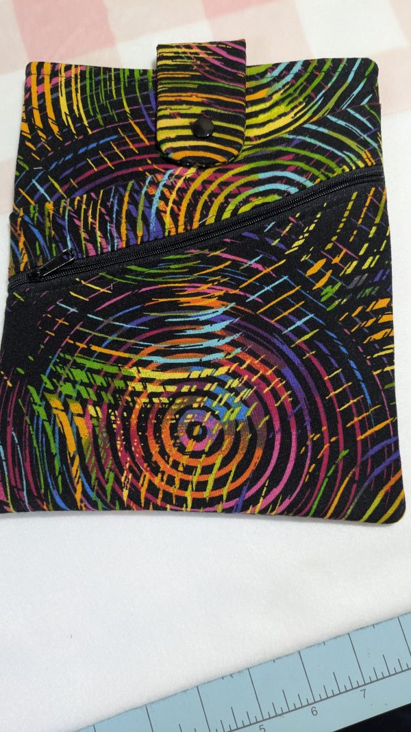 Book Sleeve Greatest of All Times! zipper pocket, snap closure, One open pocket with fast access