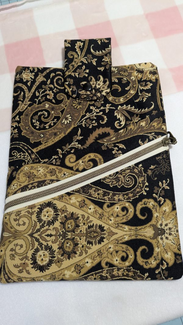 Book Sleeve Greatest of All Times! zipper pocket, snap closure, open pocket with fast access