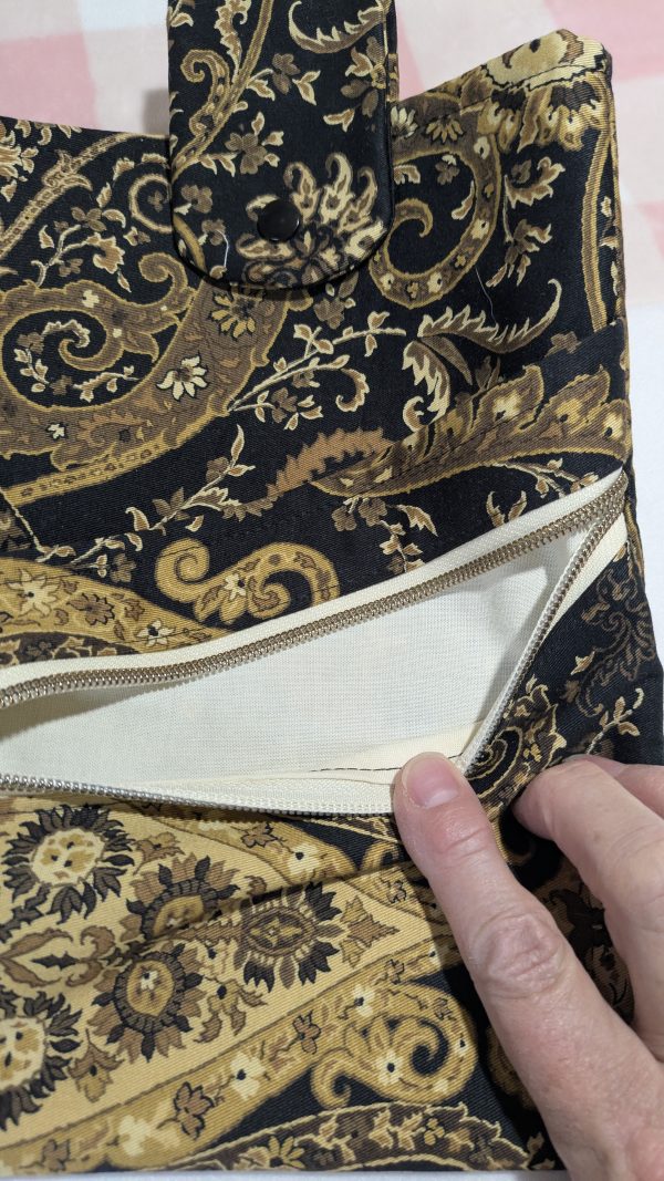 Book Sleeve Greatest of All Times! zipper pocket, snap closure, open pocket with fast access - Image 3