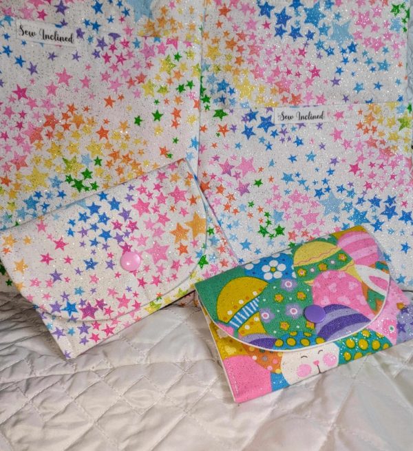 Handmade Glitter Starry Night Book and Device Sleeve - Image 3