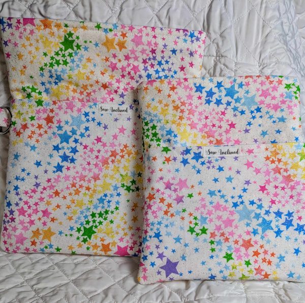 Handmade Glitter Starry Night Book and Device Sleeve - Image 2