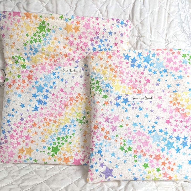 Handmade Glitter Starry Night Book and Device Sleeve