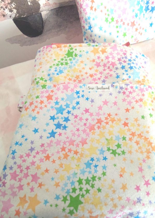 Handmade Glitter Starry Night Book and Device Sleeve - Image 4