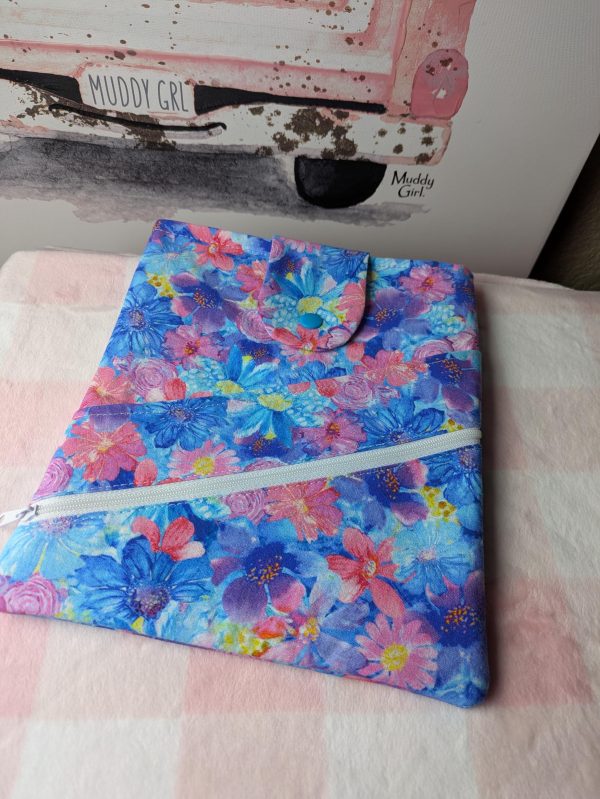 Book Sleeve Greatest of All Times!  zipper pocket, snap closure, One open pocket with fast access