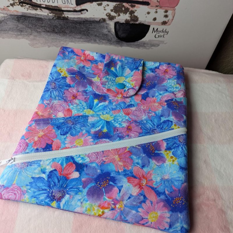 Book Sleeve Greatest of All Times!  zipper pocket, snap closure, One open pocket with fast access