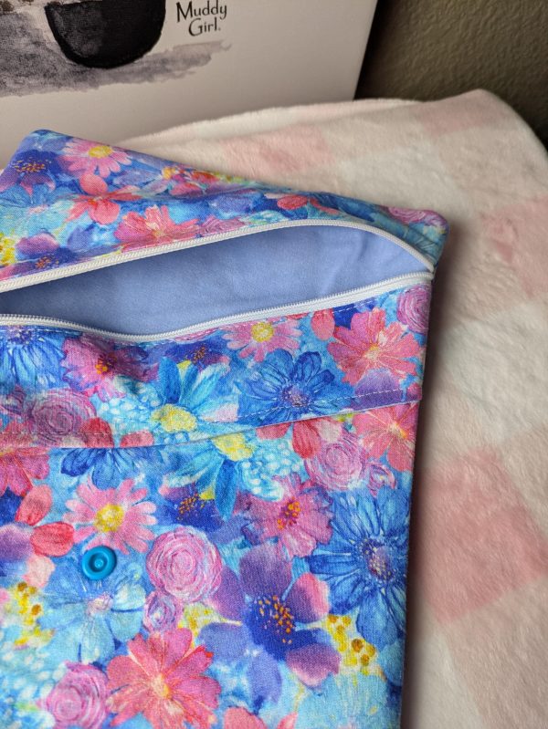 Book Sleeve Greatest of All Times!  zipper pocket, snap closure, One open pocket with fast access - Image 4