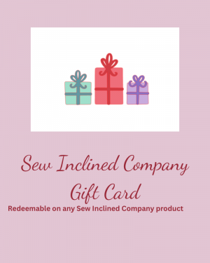 Sew Inclined Company Gift Card