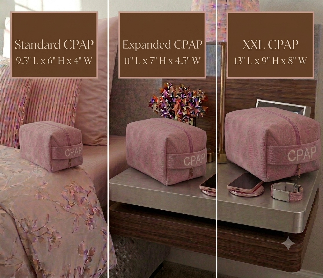 CPAP Storage Bag with Matching CPAP Hose Cover - Image 3