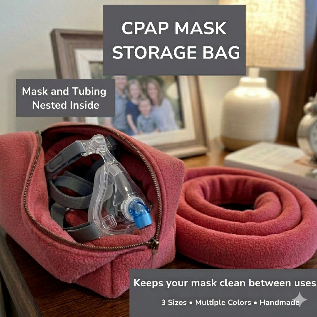 CPAP Storage Bag with Matching CPAP Hose Cover - Image 5