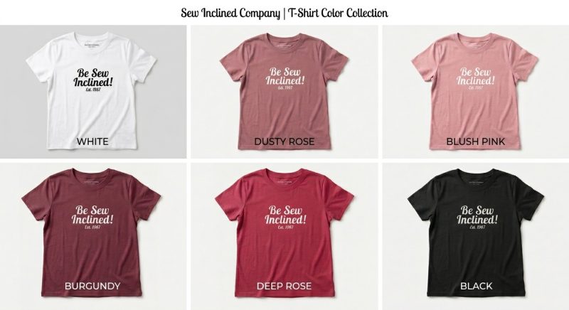 Be Sew Inclined! T-Shirt, Sew Inclined Shirt