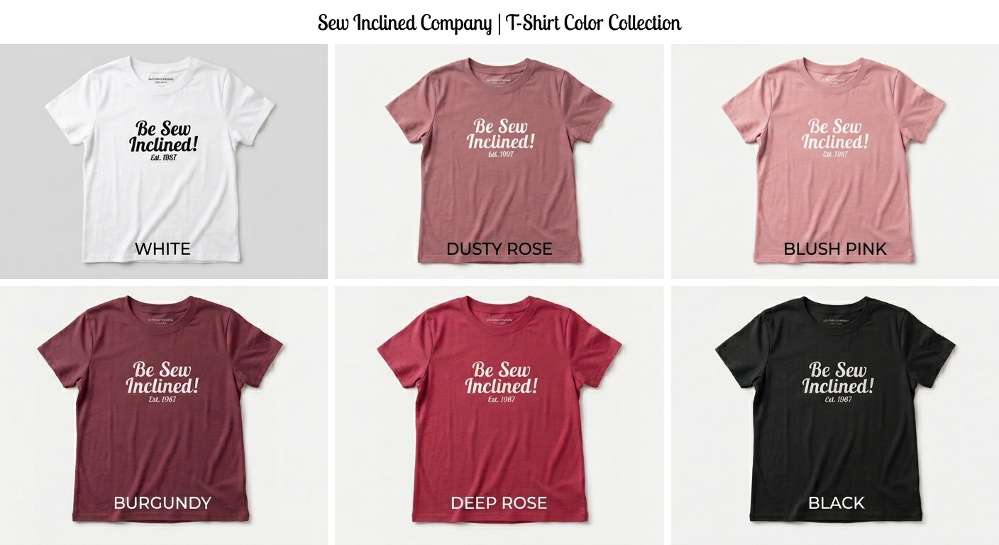 Be Sew Inclined! T-Shirt, Sew Inclined Shirt