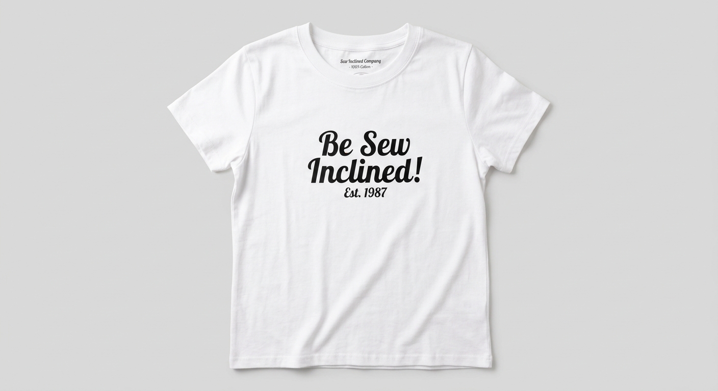 Be Sew Inclined! T-Shirt, Sew Inclined Shirt - Image 2